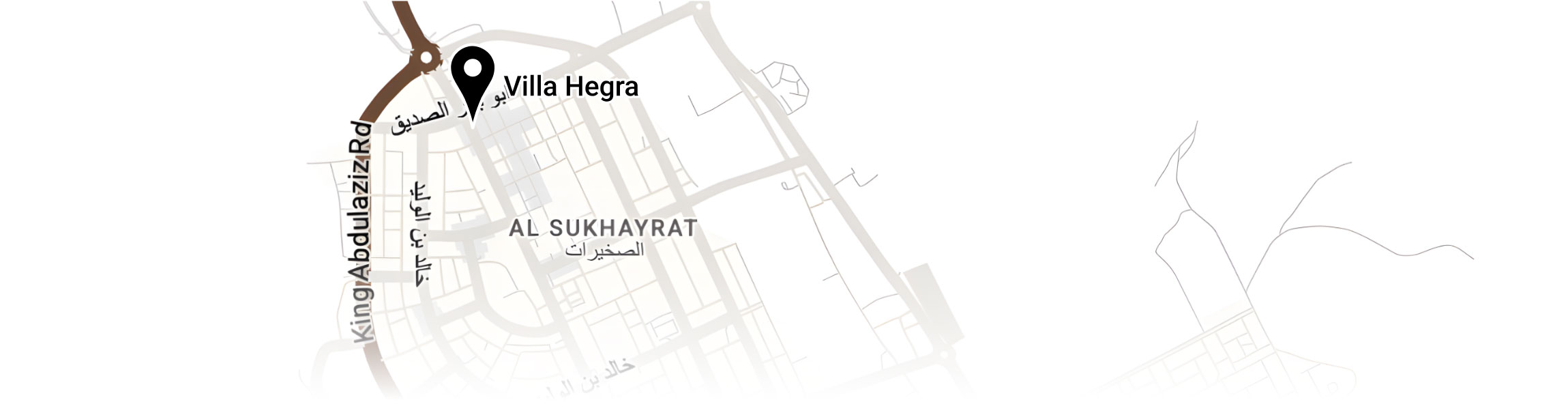 Map of the Villa Hegra